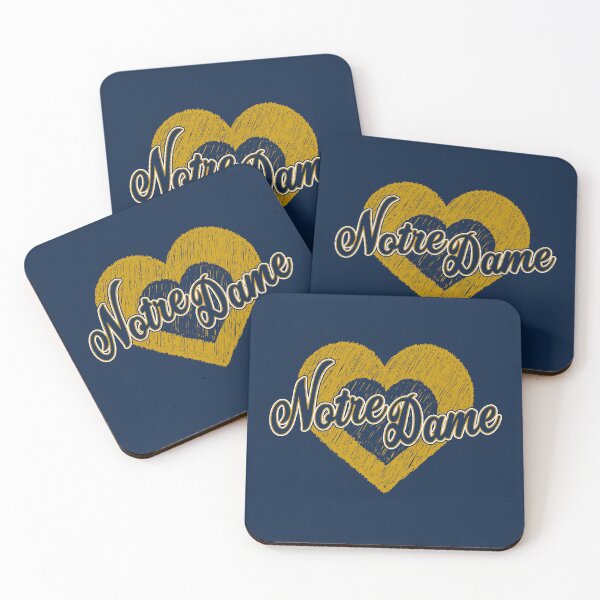 Item preview, Vintage Notre Dame Hearts Football Team Spirit designed and sold by RockTheFeal.