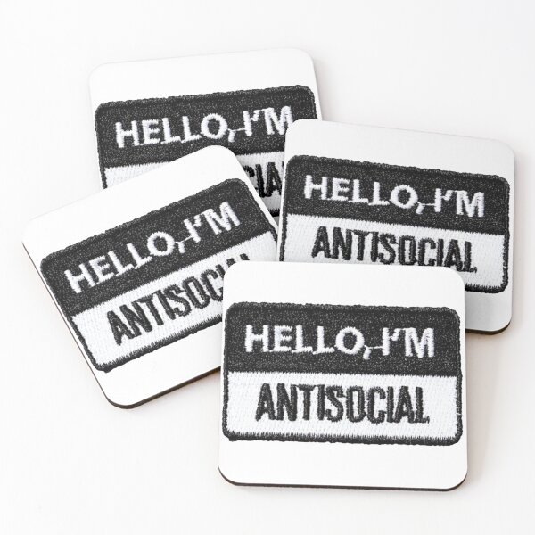 Item preview, Hello, I'm Antisocial  designed and sold by Club Zero.