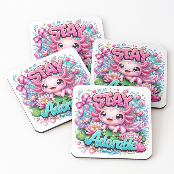 Item preview, Stay Adorable Axolotl mom and Girl Gift Idea Pet Owner designed and sold by MalwasBasket.