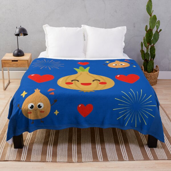 Item preview, Happy Smiling Onion Red Hearts Art designed and sold by Azurart2.