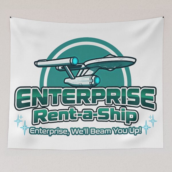 Item preview, Enterprise We'll Beam You Up! designed and sold by Jasper Kingsley Brainwaves.