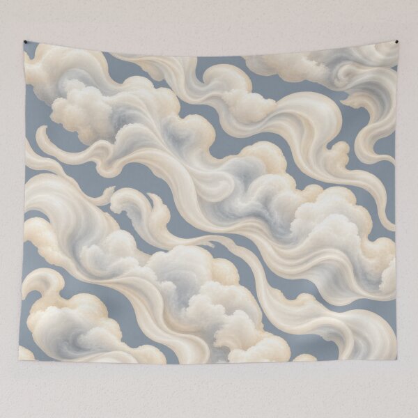 Item preview, Cloudscape Luxe – Pearl Ivory Marble designed and sold by annenambiro.