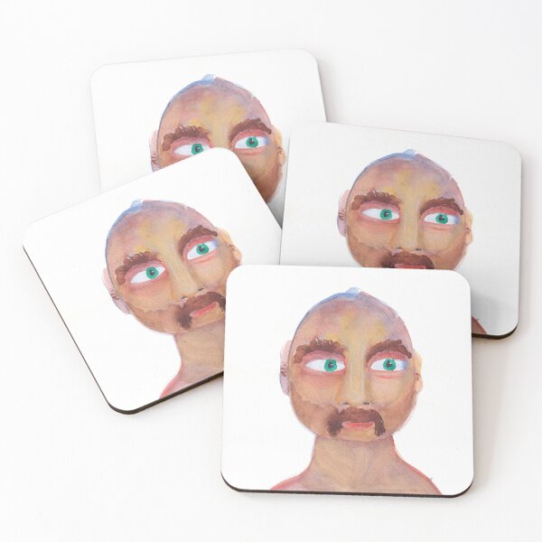 Item preview, VIII Expressive Watercolor Portrait Print – Unconventional Figurative Art designed and sold by suvikaisu.