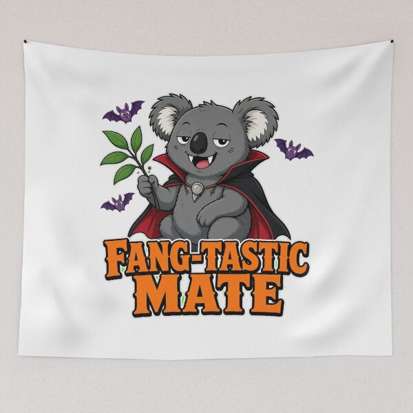 Item preview, Fang-tastic Mate Vampire Koala Funny Aussie Halloween designed and sold by DTSA.