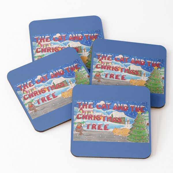 Item preview, The Cat and The Christmas Tree designed and sold by The Cat and The Christmas Tree by Alice Ean Dubh.
