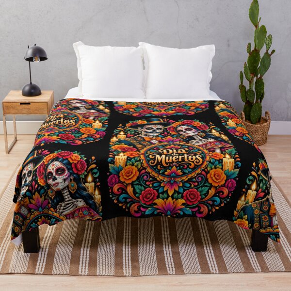Item preview, Skeleton Couple – Los Novios 02 Día de Muertos Art designed and sold by matteflor.