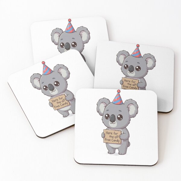 Item preview, Cute Koala Here For Free Candy designed and sold by Ella_Sketch.