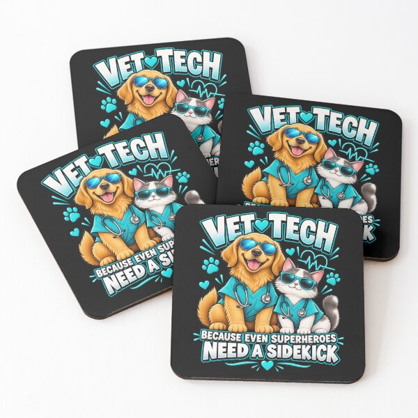 Item preview, Funny Vet Tech Superhero Sidekick – Women's Veterinary Staff Humor and Animal Care Gift designed and sold by Trendably.