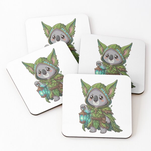 Item preview, Cute Forest Elf Koala Lantern Magic    designed and sold by Ella_Sketch.