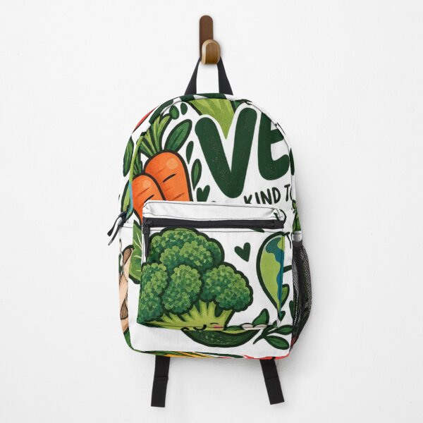 Item preview, Vegan Kind to Animals People Planet Cute Vegetables Earth designed and sold by JrNergal.