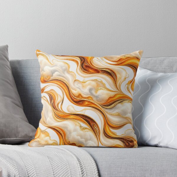 Item preview, Amber Sky Dreams – Pearl Ivory Fluid Art designed and sold by annenambiro.