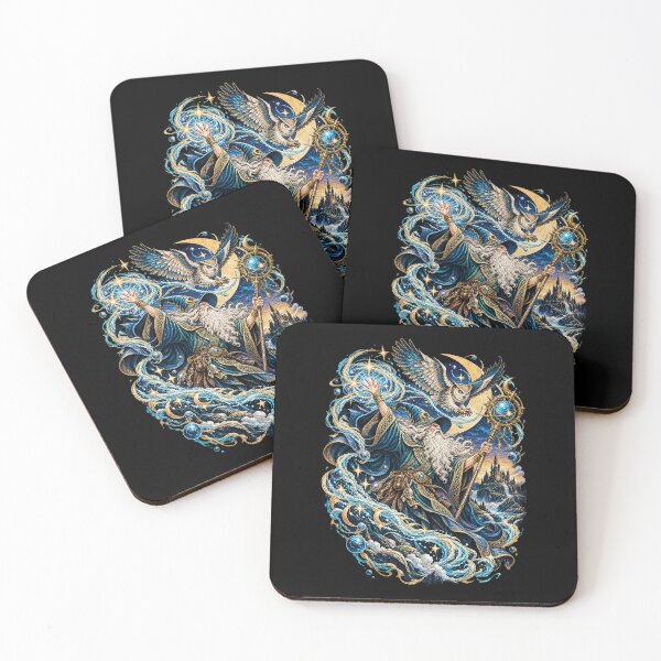 Item preview, Mystic Wizard Storm Eagle Ocean Waves designed and sold by TeeARTHY.
