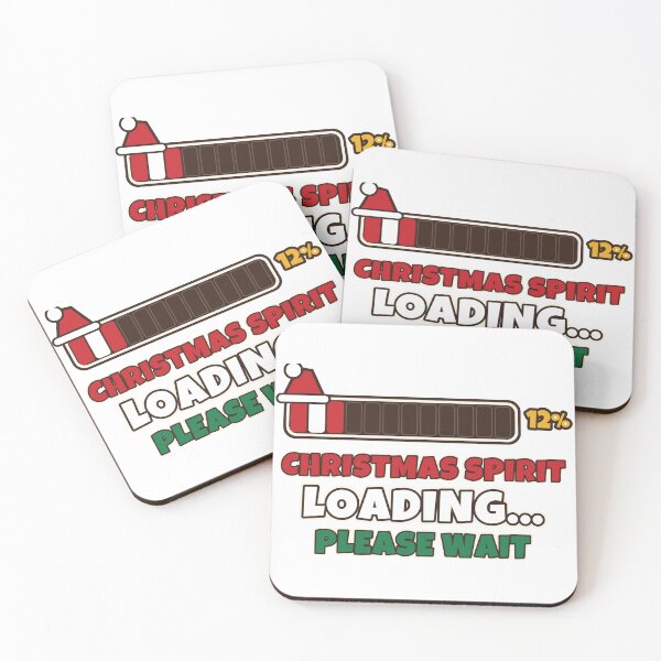 Item preview, Christmas Spirit Loading Please Wait Funny Christmas Procrastinator designed and sold by Bornprints.