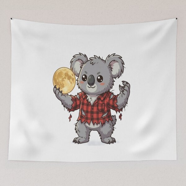 Item preview, Cute Werewolf Koala Full Moon    designed and sold by Ella_Sketch.