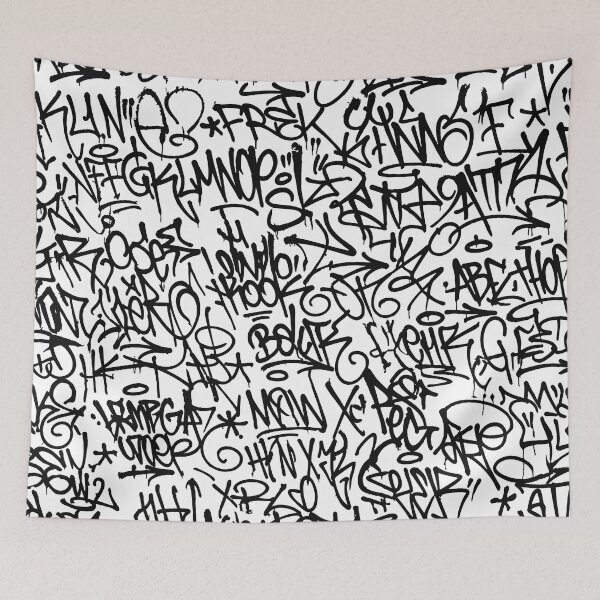 Item preview, graffiti tags pattern designed and sold by tony4urban.