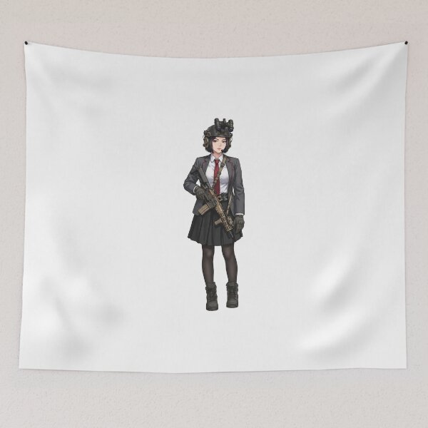 Item preview, Tactical School Girl - Anime Special Ops designed and sold by RAWLIFEGRAPHIC.