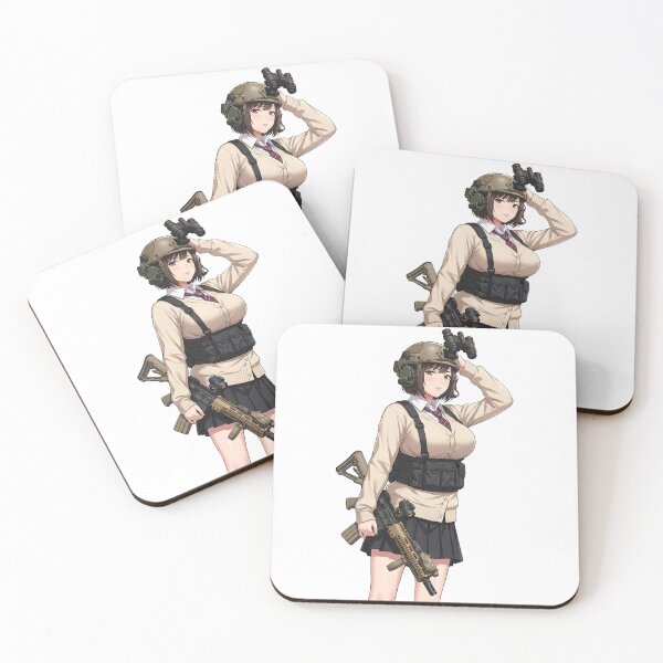 Item preview, Tactical School Girl - Anime Special Ops designed and sold by RAWLIFEGRAPHIC.