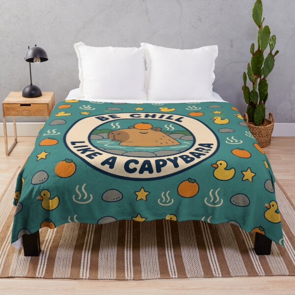 Item preview, Be Chill Like A Capybara Funny Hot Spring Capybara Gift designed and sold by mo-carnival.