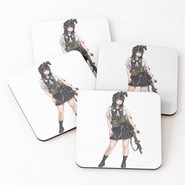 Item preview, Tactical School Girl - Anime Special Ops designed and sold by RAWLIFEGRAPHIC.