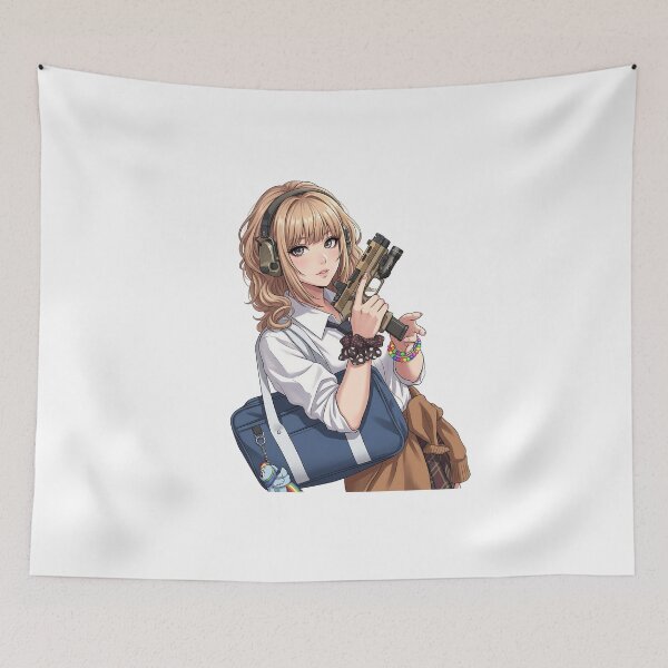 Item preview, Tactical School Girl - Anime Special Ops designed and sold by RAWLIFEGRAPHIC.