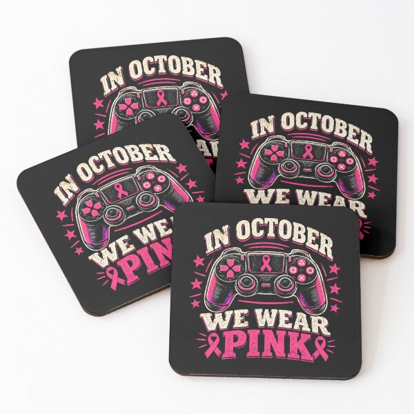 Item preview, Gamer October We Wear Pink Awareness designed and sold by Moizento.