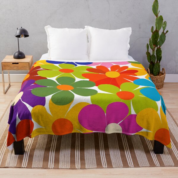 Item preview, Hippie 1960s Flower Power Colorful Pattern designed and sold by DEC02.