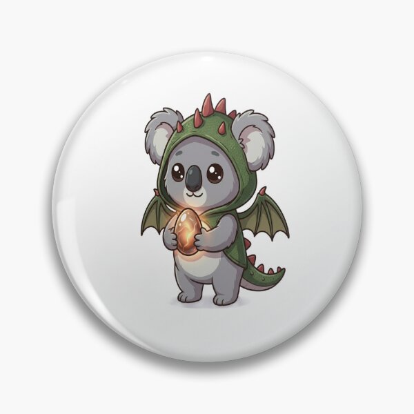 Item preview, Cute Dragon Onesie Koala Holding Egg designed and sold by Ella_Sketch.