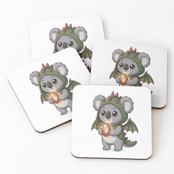 Item preview, Cute Dragon Onesie Koala Holding Egg designed and sold by Ella_Sketch.