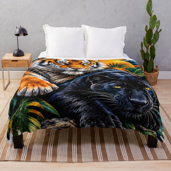 Item preview, Tiger and black panther designed and sold by urbanshop7.