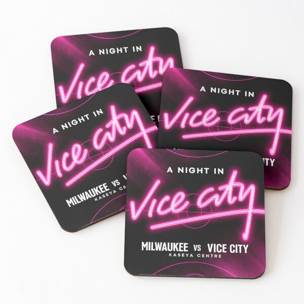 Item preview, Vice City Neon Pink Retro Synthwave Design designed and sold by Foryoubroshirt.