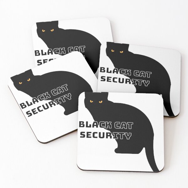 Item preview, Black Cat Security designed and sold by HellerArtist.