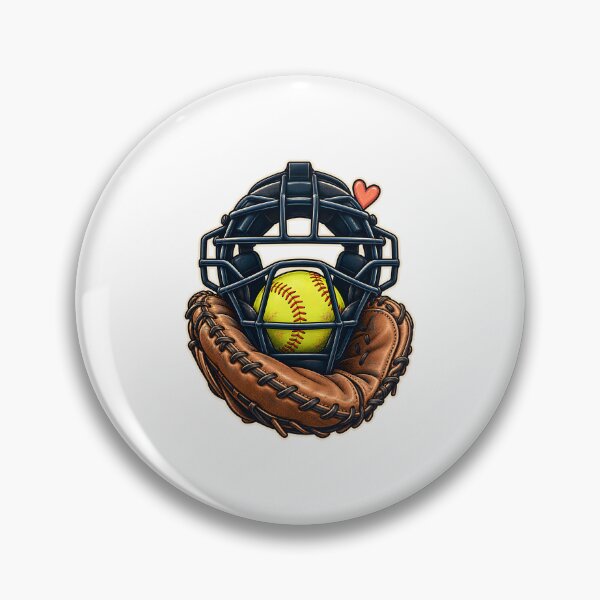 Item preview, Softball Catcher Mom Game Day Art designed and sold by Philippa Shop.