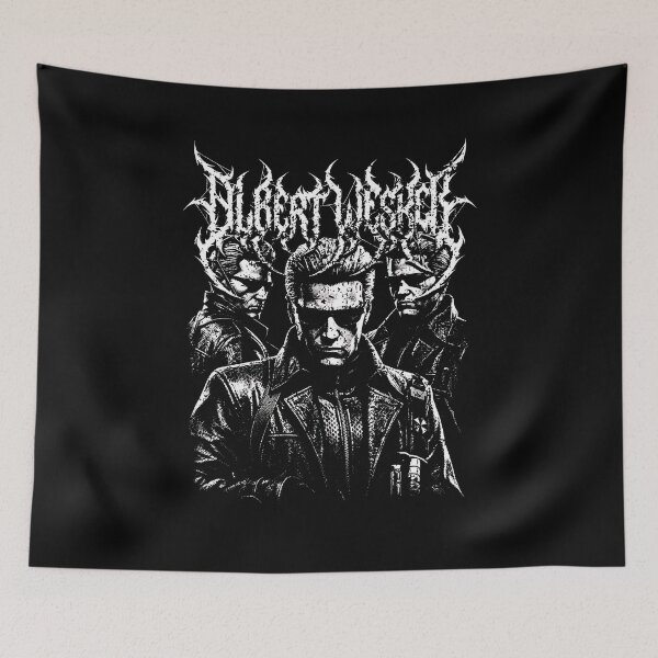 Item preview, Albert Wesker Resident Evil Black Metal Vintage Horror Game Fan Art designed and sold by NagaBT-Draws.