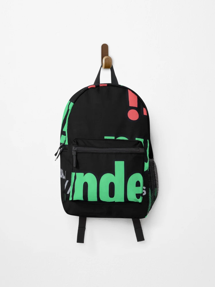 Thumbnail 1 of 3, Backpack, Undefined Is Not Null: There Is a Difference – JavaScript Developer Humor designed and sold by CalmWorldShop.