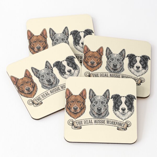 Item preview, The Real Aussie Workforce Kelpie Heeler Collie designed and sold by Yellowriversss.