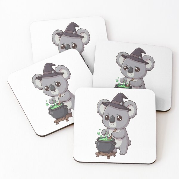 Item preview, Cute Witch Koala Cauldron Brew    designed and sold by Ella_Sketch.