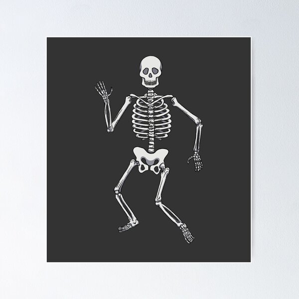 Item preview, Goofy Dancing Skeleton designed and sold by hanna_nagh.