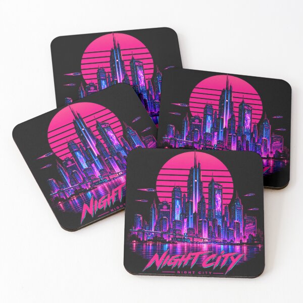 Item preview, Night City — Synthwave Skyline designed and sold by 9KYC4.