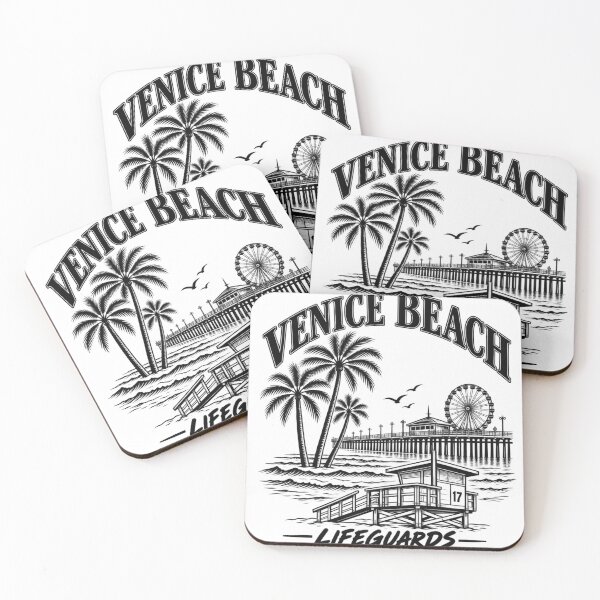 Item preview,  Venice Beach Lifeguard Tower #17 — California Coast designed and sold by Tee Visions.