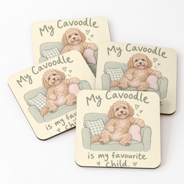 Item preview, My Cavoodle Favourite Child Cute Couch Puppy designed and sold by Yellowriversss.