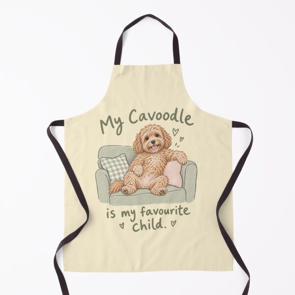 Item preview, My Cavoodle Favourite Child Cute Couch Puppy designed and sold by Yellowriversss.