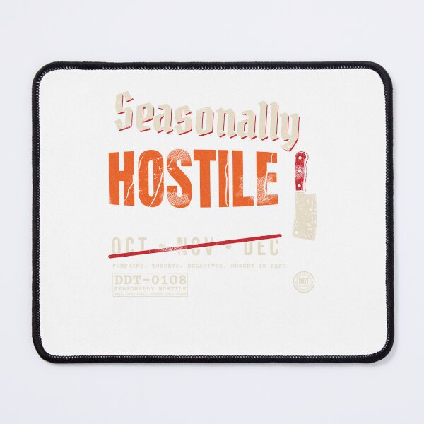 Item preview, Seasonally Hostile - Halloween Thanksgiving Christmas Cleaver designed and sold by Daily-Drip-Tees.