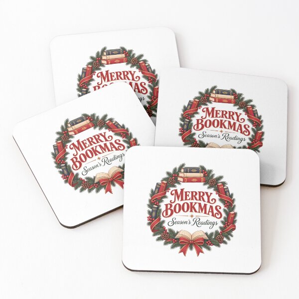 Item preview, Merry Bookmas Cozy Reading Holiday designed and sold by LuveraxArt.
