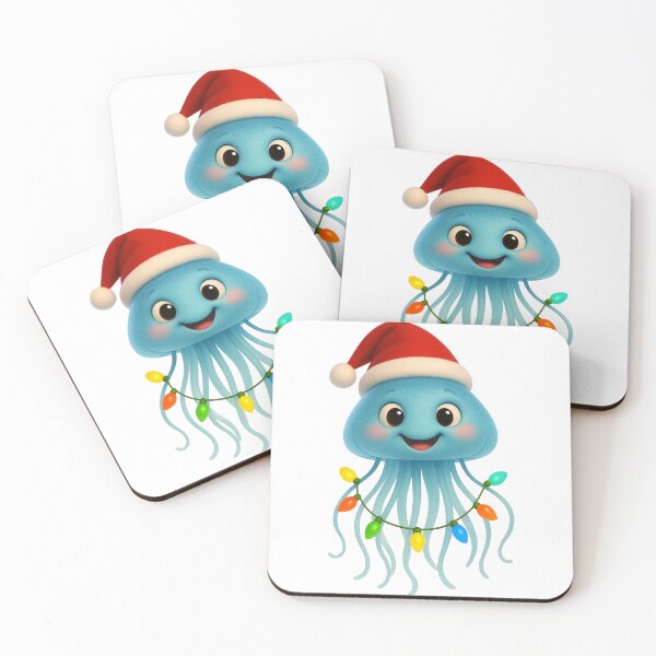 Item preview, Whimsical Moon Jellyfish Christmas designed and sold by Sillytoe.