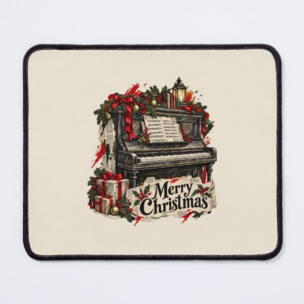 Item preview, Piano awaits Christmas carols among keys, tapes and newspaper designed and sold by Honu2025.