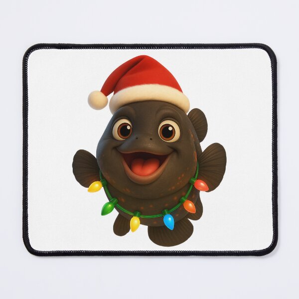 Item preview, Jolly Oscar Fish Christmas designed and sold by Sillytoe.