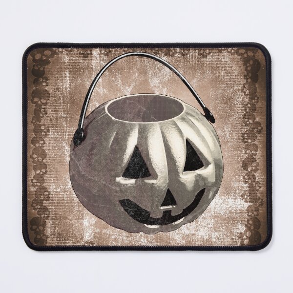 Item preview, Vintage Halloween Jack O Lantern Orange Candy Pail Bucket designed and sold by Ghoul Enterprises.