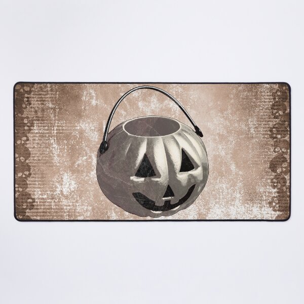 Item preview, Vintage Halloween Jack O Lantern Orange Candy Pail Bucket designed and sold by Ghoul Enterprises.