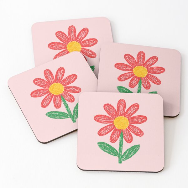 Item preview, Kindergarten Cute Doodle Art | Red Gerbera Scribbles  designed and sold by LightPrints.