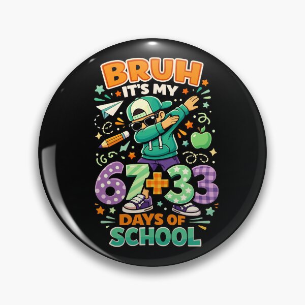 Item preview, Bruh It's My 67 + 33 Days of School – Dabbing Boy 100 Days designed and sold by bimimagic.